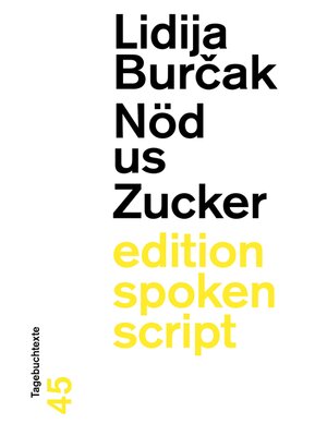 cover image of Nöd us Zucker